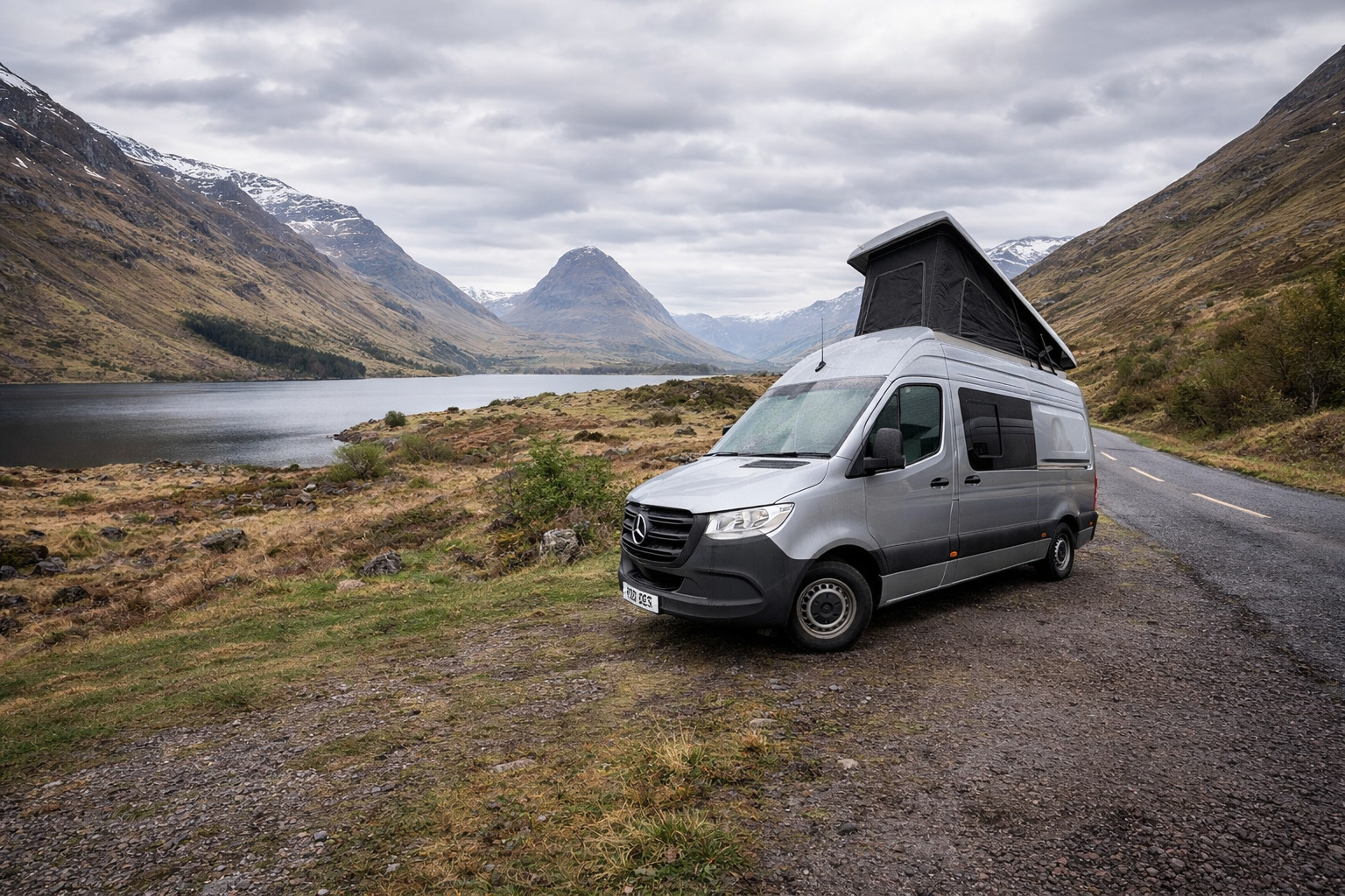 Mercedes Sprinter with ATEK pop-up roof