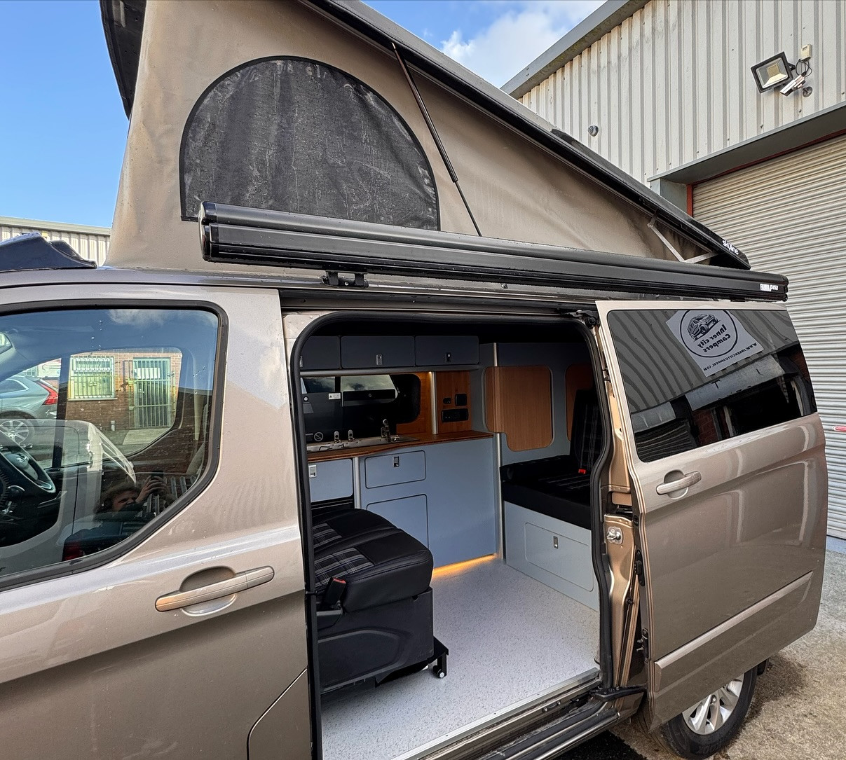 Ford Transit Custom conversion interior