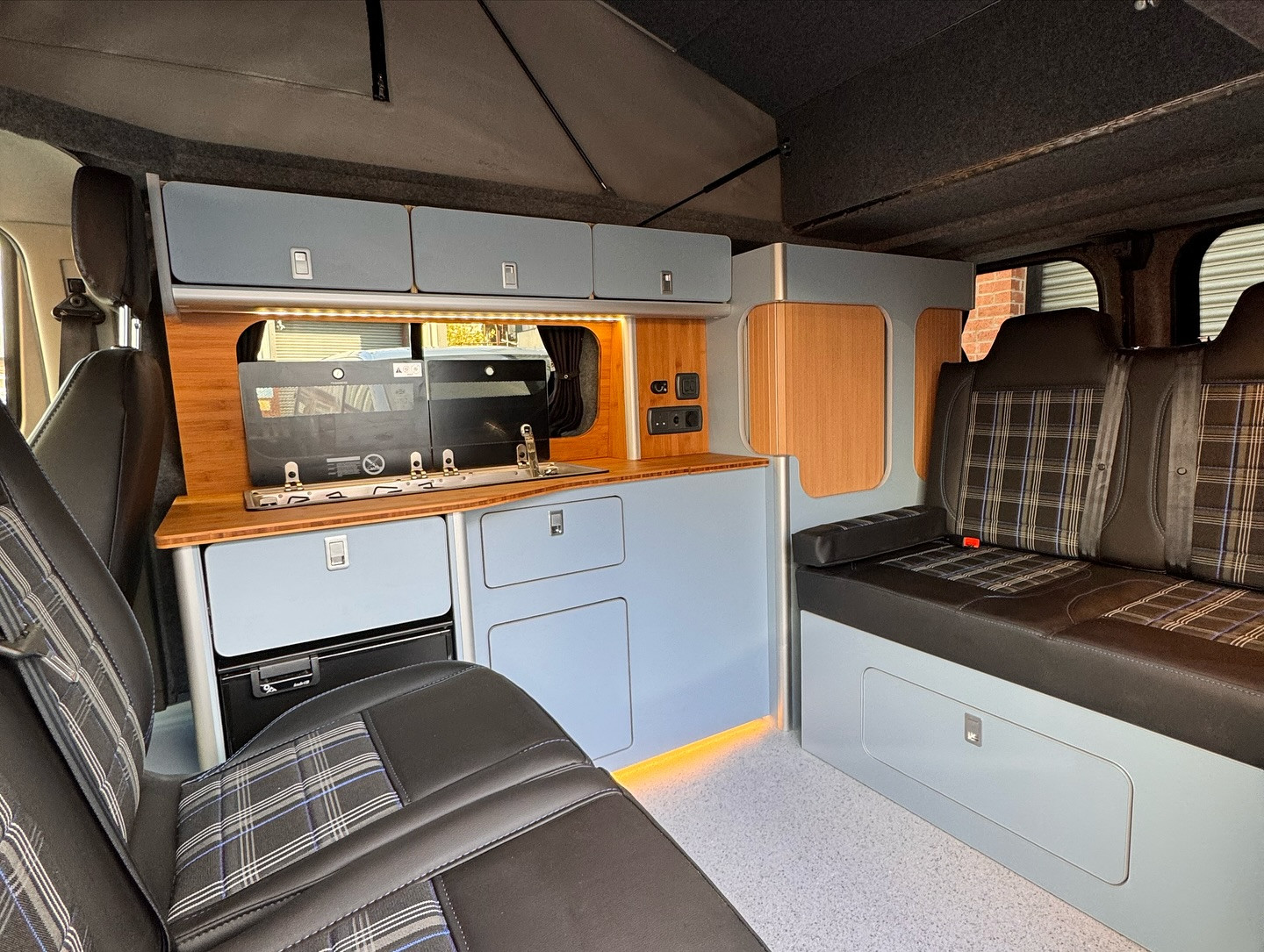 Ford Custom conversion kitchen