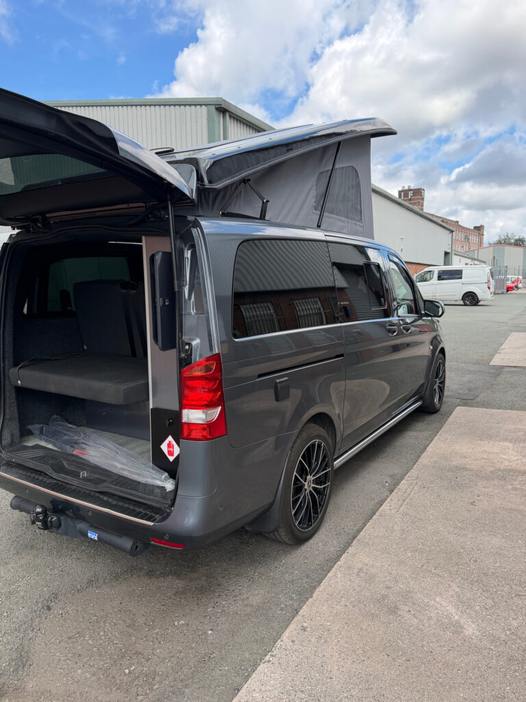 Mercedes Vito conversion from the rear