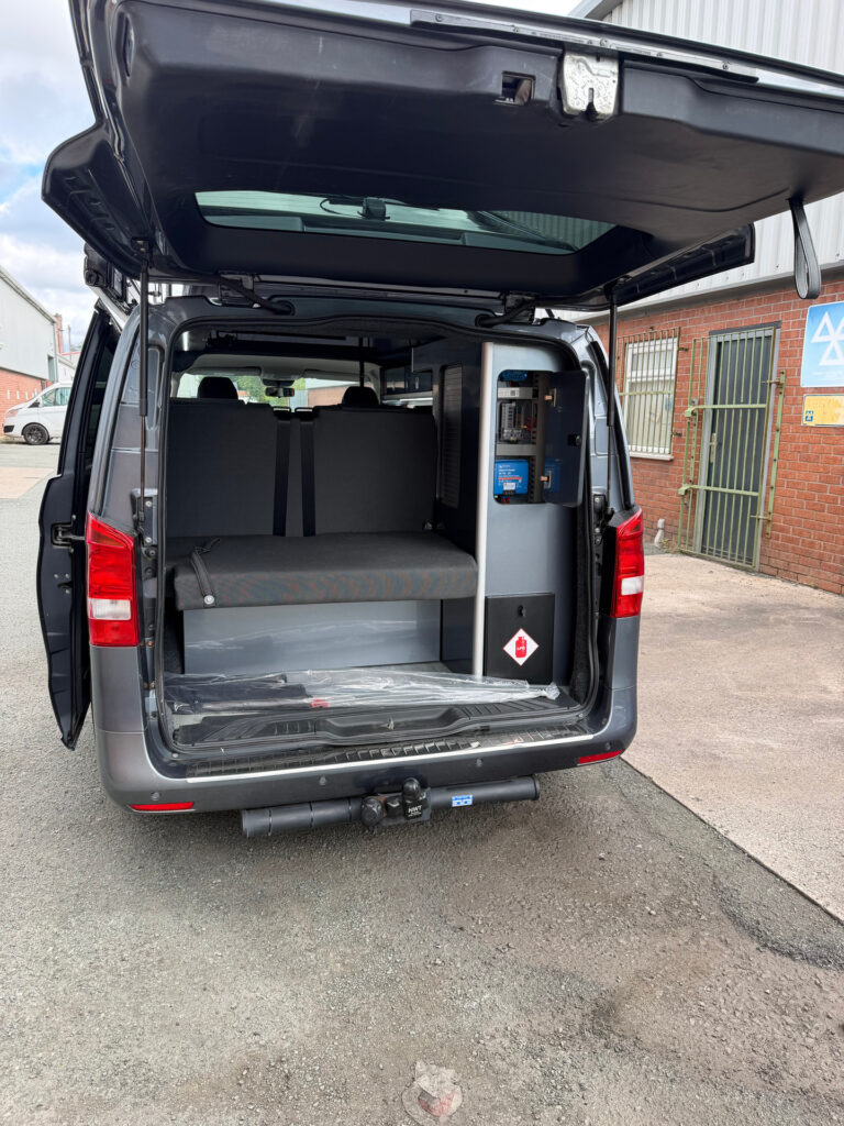 Mercedes Vito conversion rear interior