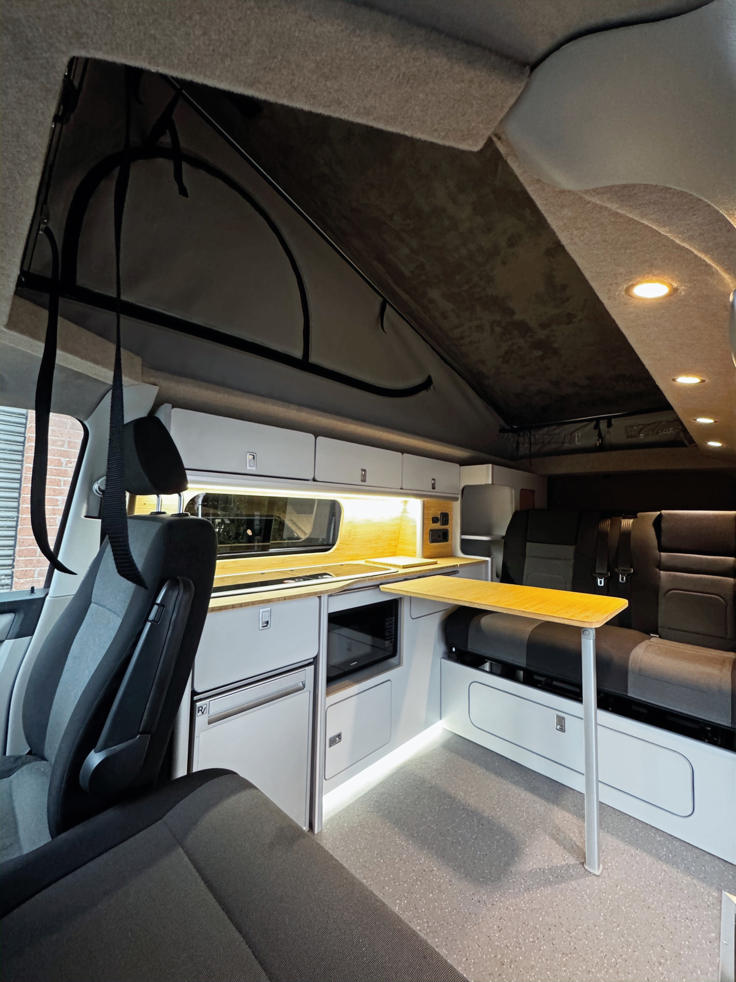 VW Transporter conversion kitchen